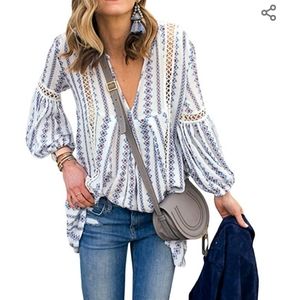 Women Long Sleeve V Neck (oversized look)